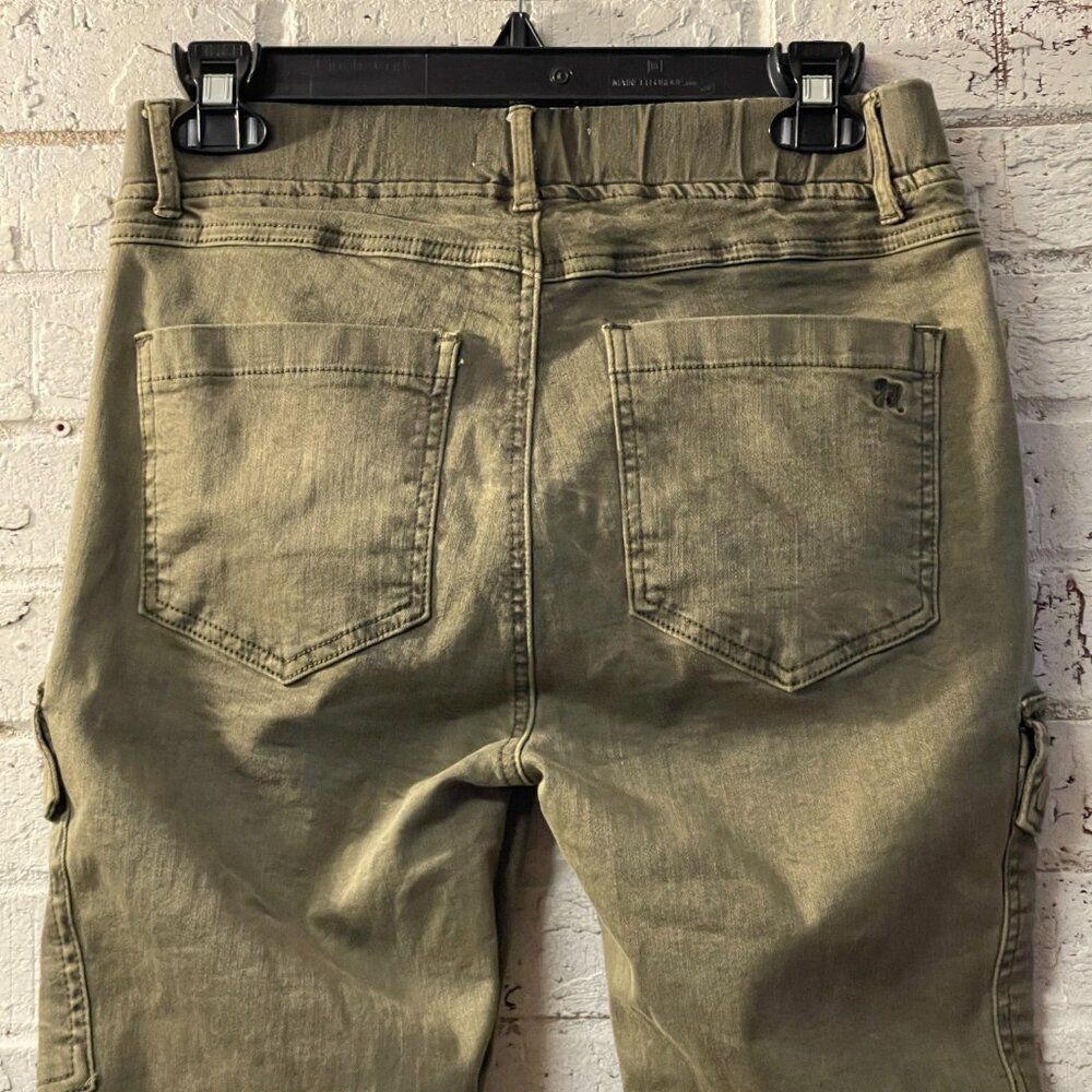 Graceβ& Lace Olive Green Cargo Jogger Pants - Size M - Picture 6 of 11